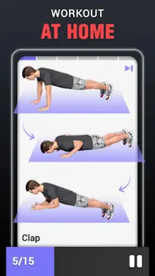 Chest Workouts for Men at Home android App screenshot 2